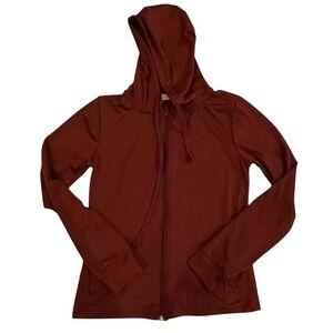 Women's Burgundy Hooded Sweater